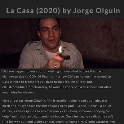 La Casa (2020) by Jorge Olguà­n